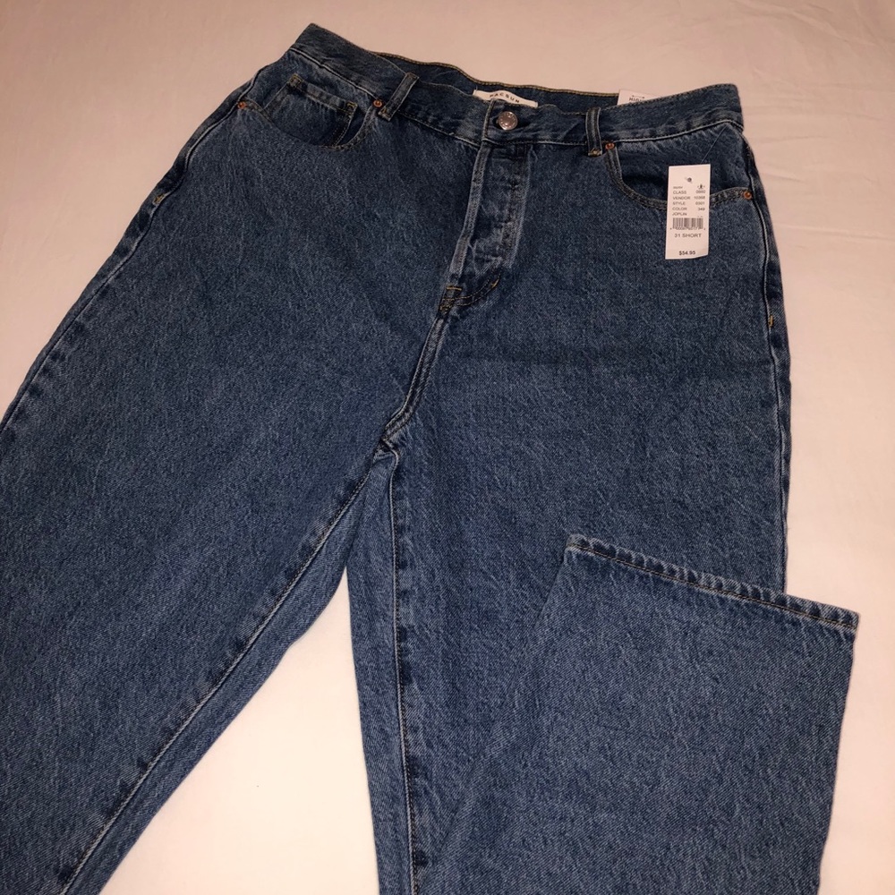 PacSun High Rise Straight Mom Jeans (Short, 31)